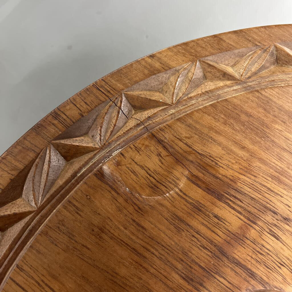 VINTAGE HAND-CARVED TABLE