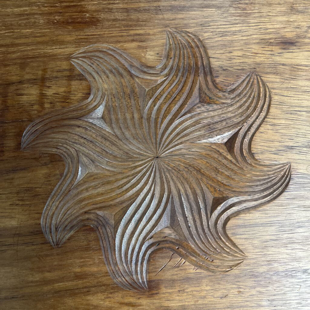 VINTAGE HAND-CARVED TABLE