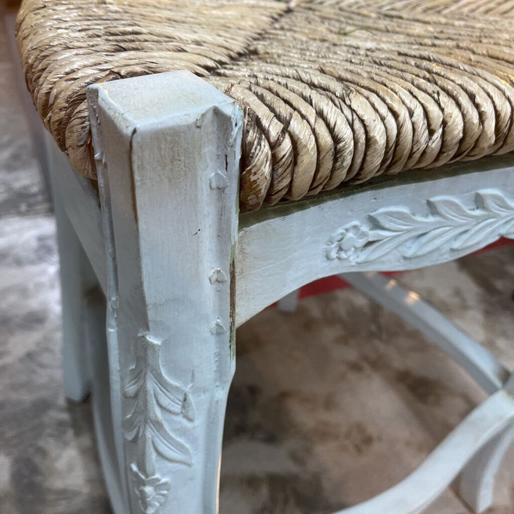 PALE BLUE SHABBY CHIC CHAIR