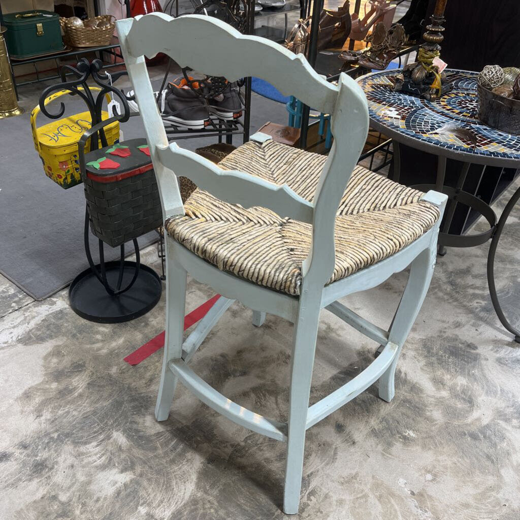 PALE BLUE SHABBY CHIC CHAIR