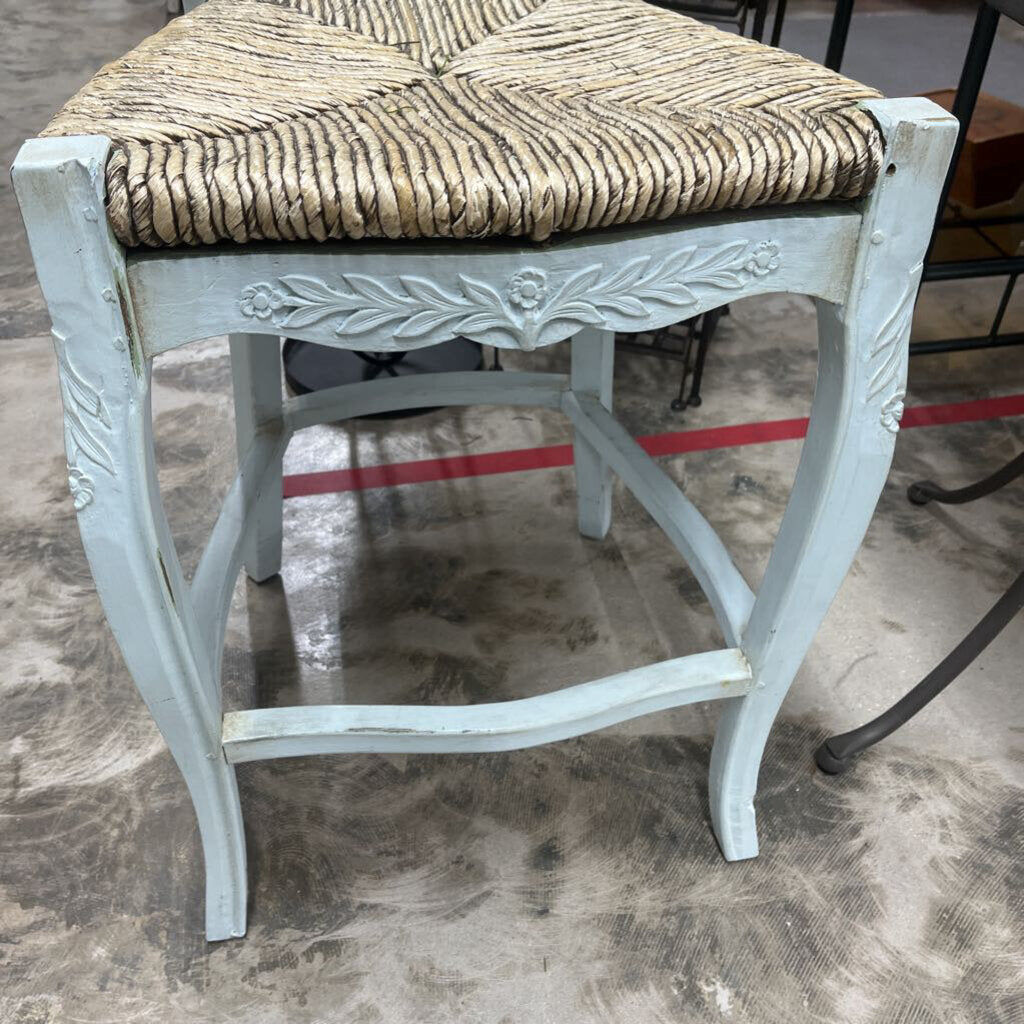 PALE BLUE SHABBY CHIC CHAIR