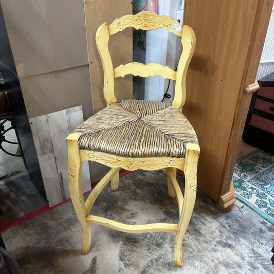 YELLOW SHABBY CHIC CHAIR