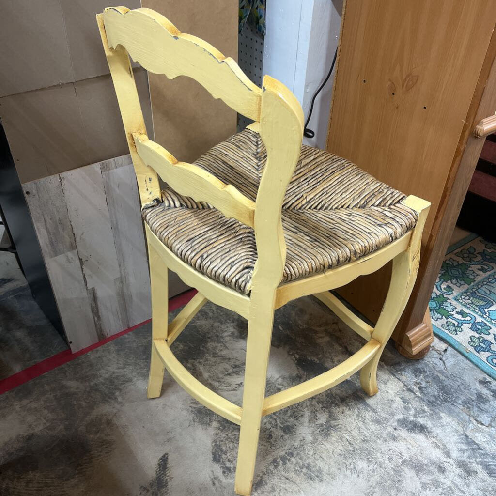 YELLOW SHABBY CHIC CHAIR