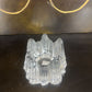 VTG SWEDISH NYBRO VOLCANO ICEBERG CANDLEHOLDER