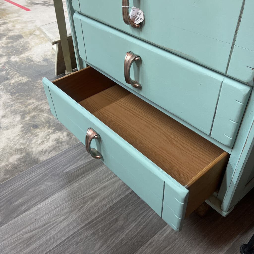 MULTIPURPOSE NIGHTSTAND/END TABLE WITH BRONZE PULLS