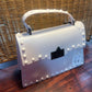 NEW GUNMETAL ON JELLY HANDBAG