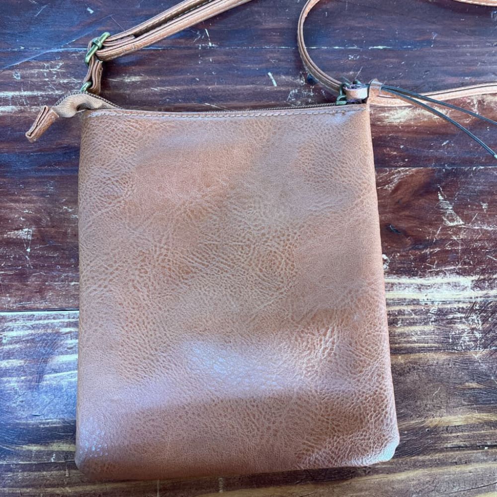 BROWN CROSS BODY BAG