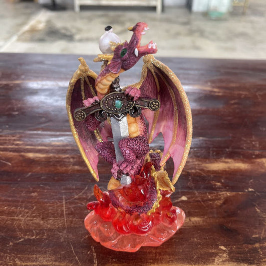 Wizard and Dragon Collectible Figurine