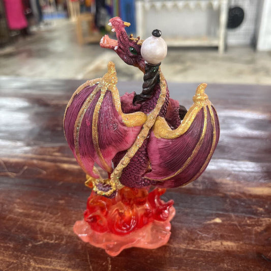 Wizard and Dragon Collectible Figurine