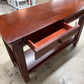 Two Drawer Console Table w/Bottom Shelf