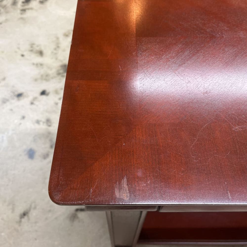 TWO DRAWER CONSOLE TABLE W/BOTTOM SHELF