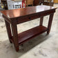 TWO DRAWER CONSOLE TABLE W/BOTTOM SHELF