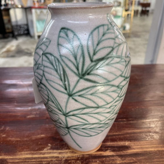 SIGNED POTTERY VASE