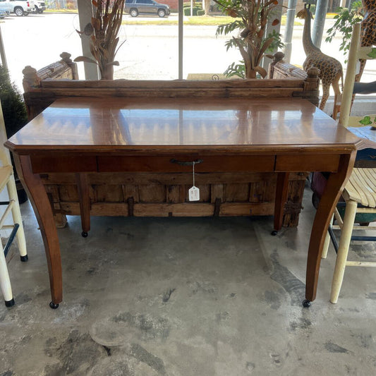 USA MADE CURVED LEG DESK ON CASTERS