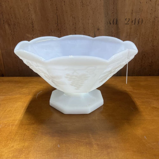 MILK GLASS GOBLET