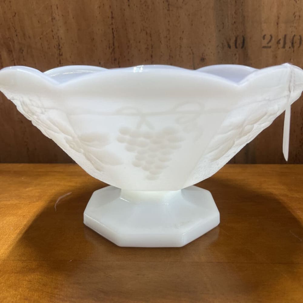 MILK GLASS GOBLET