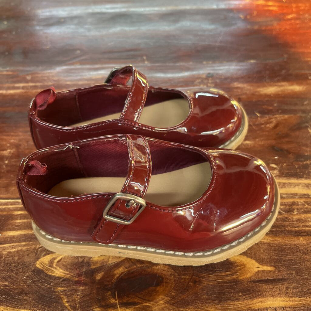 OLD NAVY MAROON MARY JANE SZ 7