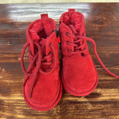 RED UGG BOOTS SZ8