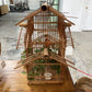 VINTAGE BAMBOO BIRD HOUSE