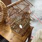 VINTAGE BAMBOO BIRD HOUSE