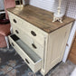 Natural Top 3 Drawer Distressed Solid Wood Dresser