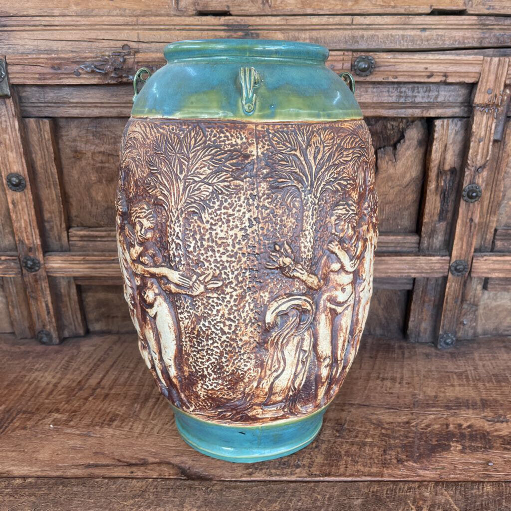 VTG DAUGHTERS OF ZEUS ART POTTERY VASE