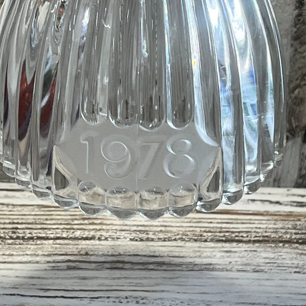 VTG HUMMEL PRAYING GIRL GLASS DINNER BELL