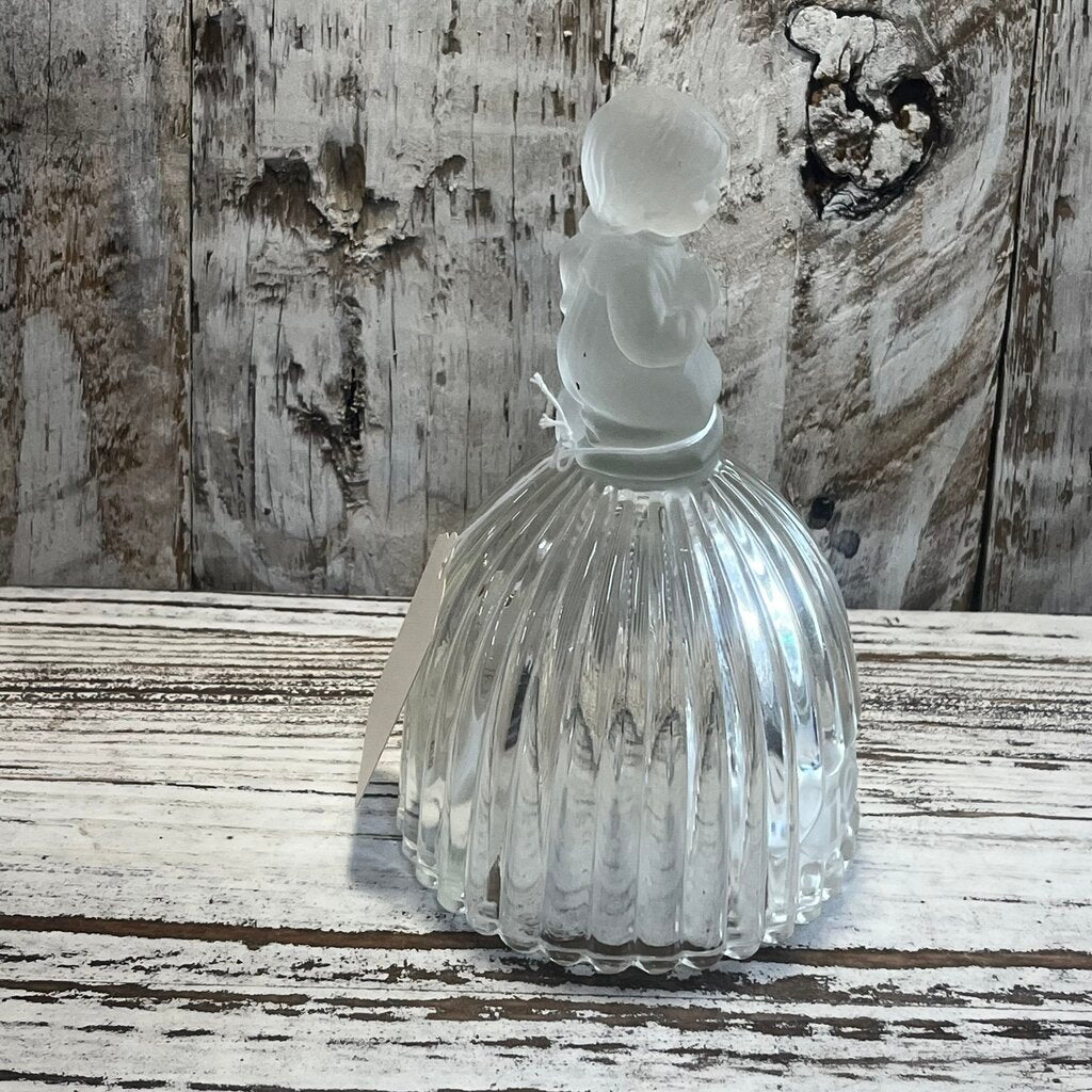 VTG HUMMEL PRAYING GIRL GLASS DINNER BELL