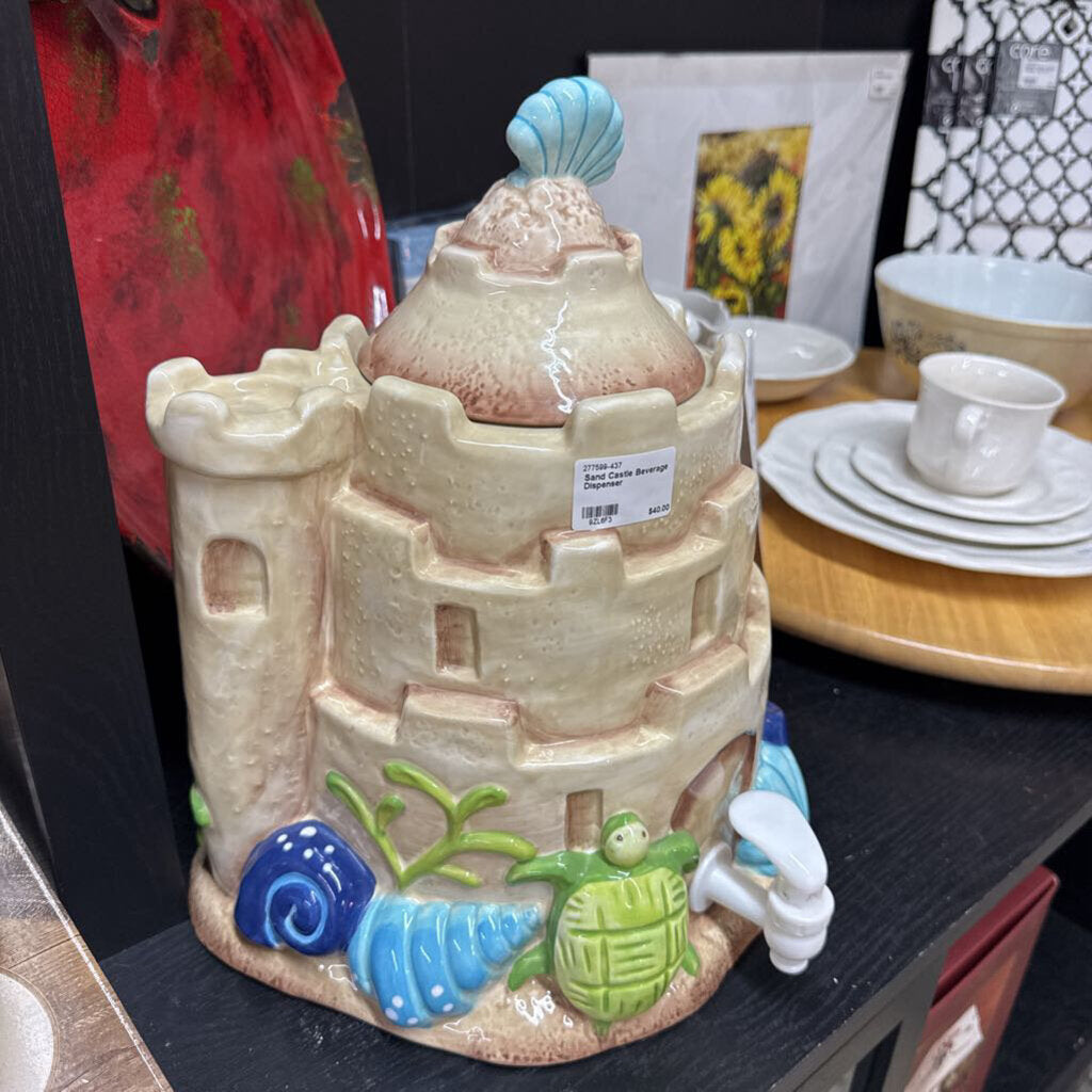 Sand Castle Beverage Dispenser