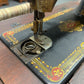 ANTIQUE SINGER RED EYE SEWING MACHINE (1921)