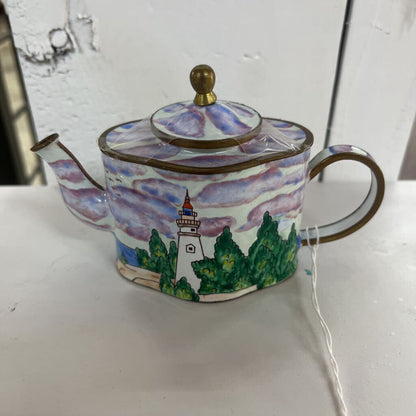 VTG KEVIN CHEN ENAMEL MINI TEAPOT