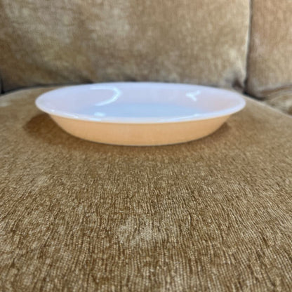 PEACH LUSTRE FIRE KING DISH