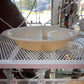 FIRE KING PEACH LUSTRE DIVIDED DISH