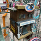 RUSTIC FOLKART NATIONAL BANK BIRD HOUSE