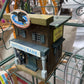 RUSTIC FOLKART NATIONAL BANK BIRD HOUSE