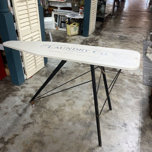VINTAGE IRONING BOARD DECOR, WOODEN