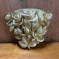 SCONCE, VINTAGE HOMCO #6048 GOLDEN ROSES