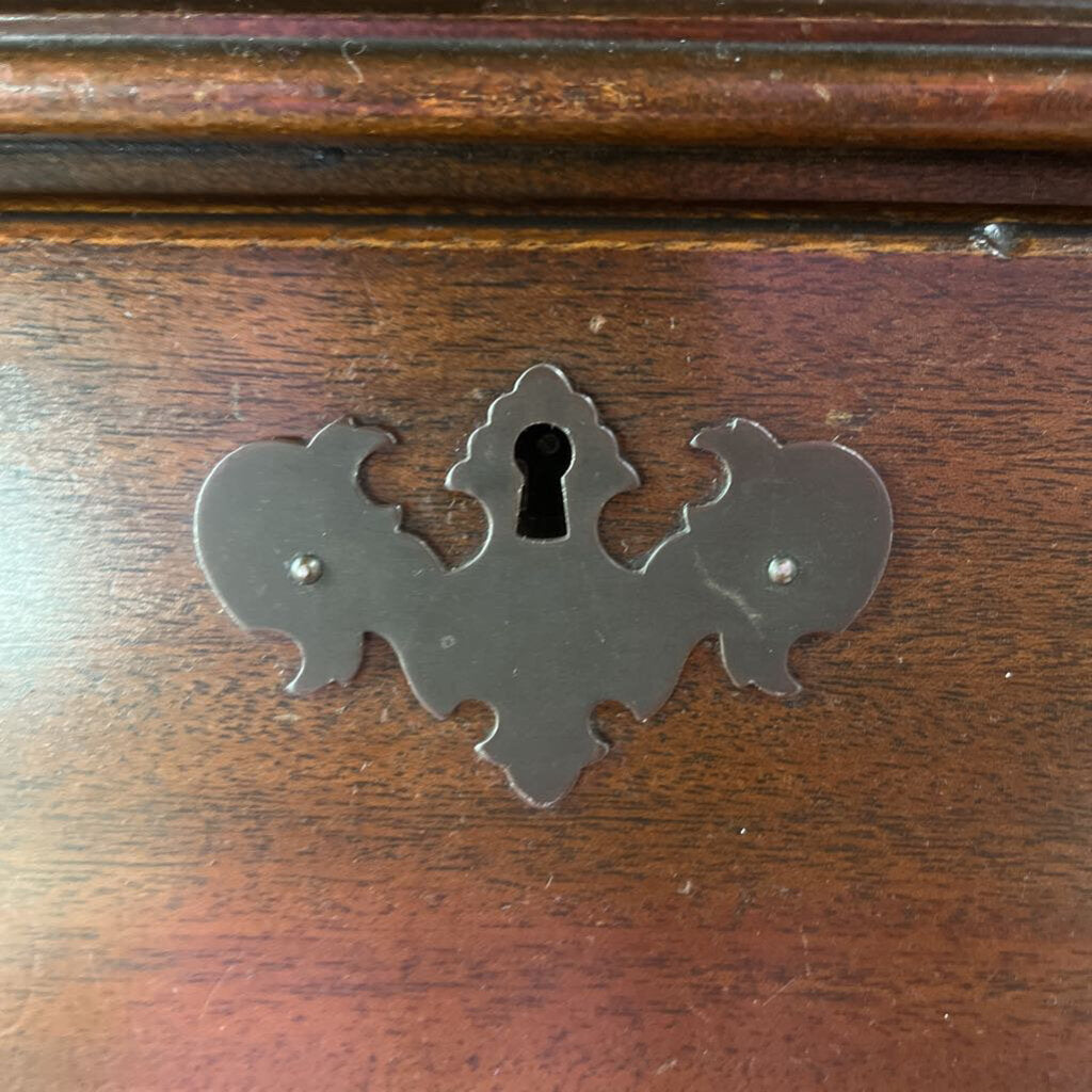 SECRETARY, COLONIAL STYLE, 4 DRAWER, BALL/CLAWFOOT