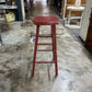 STOOL, BAR HEIGHT, RED