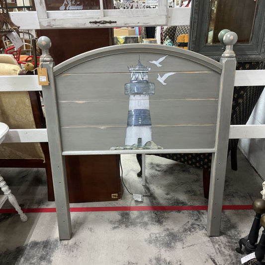 HEADBOARD, CHILD'S NAUTICAL, TWIN, WOOD
