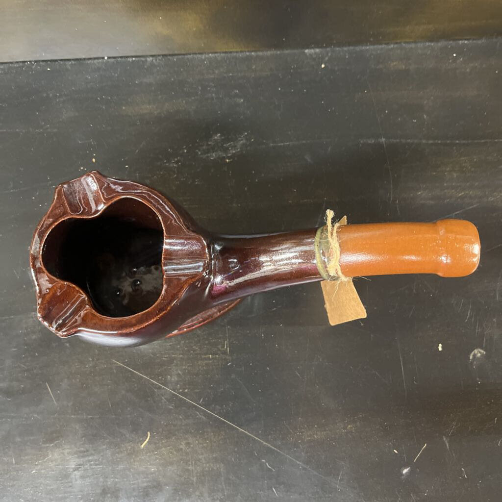 ASHTRAY, VTG 1960"S CERAMIC PIPE