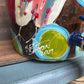 CROCK DISPENSER, 2007 BETH SALTIN ROOSTER