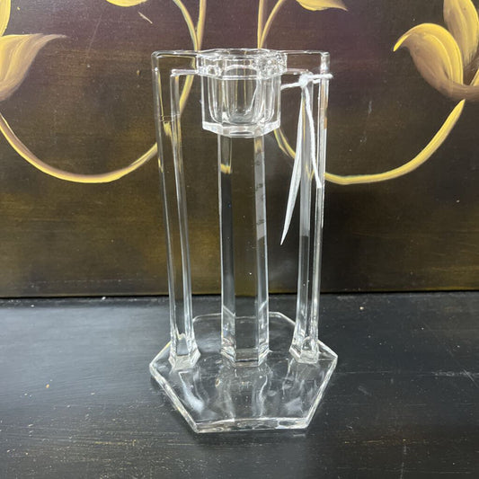 CANDLEHOLDER, VTG WESTMORELAND CRYSTAL