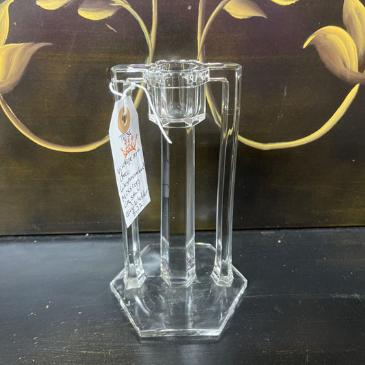 CANDLEHOLDER, VTG WESTMORELAND CRYSTAL