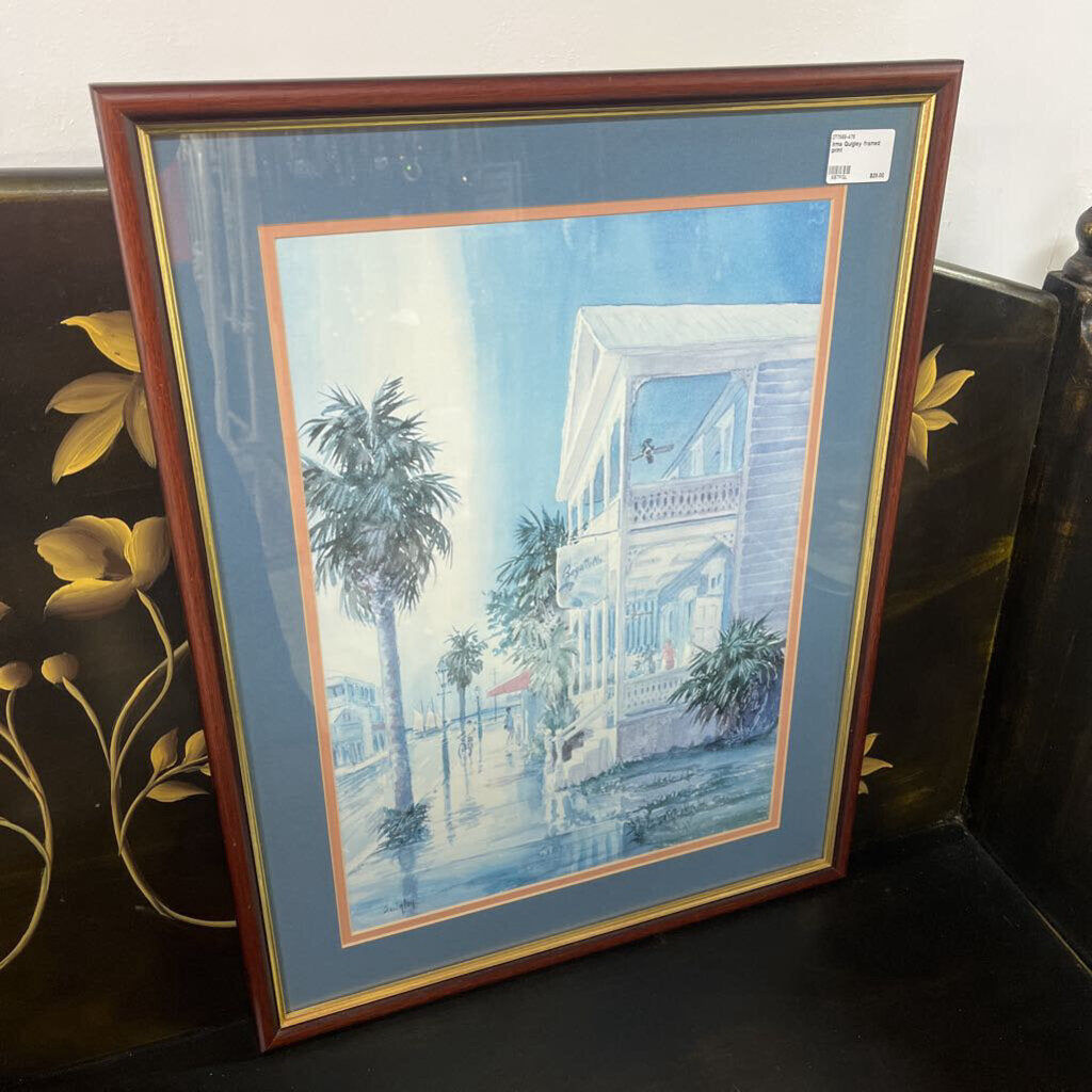 IRMA QUIGLEY FRAMED PRINT