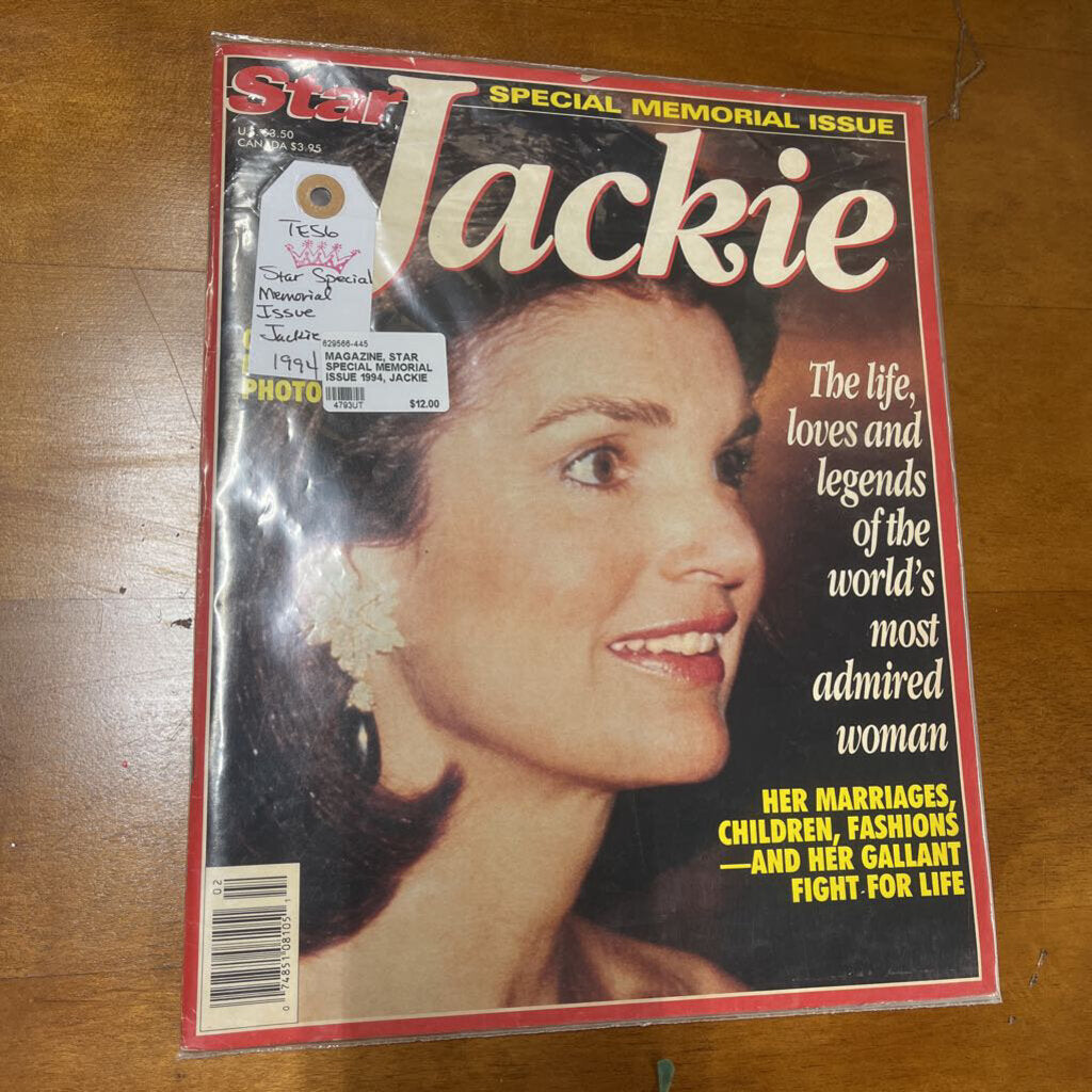 MAGAZINE, STAR SPECIAL MEMORIAL ISSUE 1994, JACKIE KENNEDY