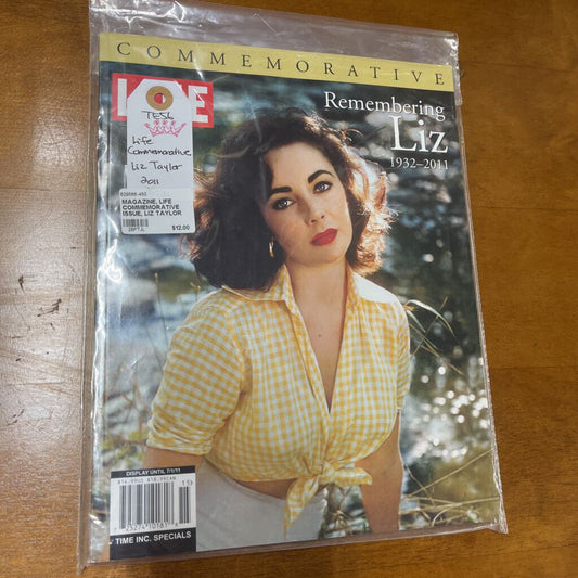 MAGAZINE, LIFE COMMEMORATIVE ISSUE, LIZ TAYLOR 2011