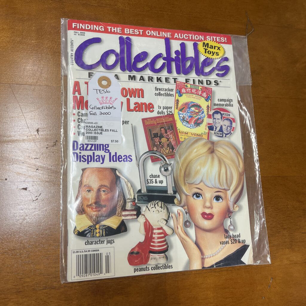 MAGAZINE, COLLECTIBLES FALL 2000 ISSUE