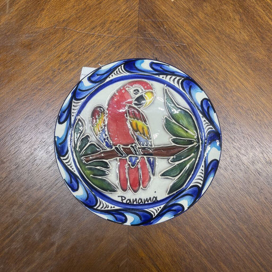 SM SIGNED PANAMA PLATE