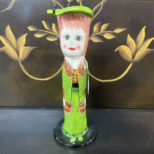 SUSAN PALEY GREEN LADY VASE